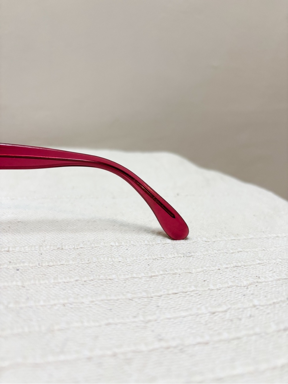 Miu Miu SMU06C Red Oversized Sunglasses Vintage Gradient Women Y2K Made In Italy - Picture 8 of 10